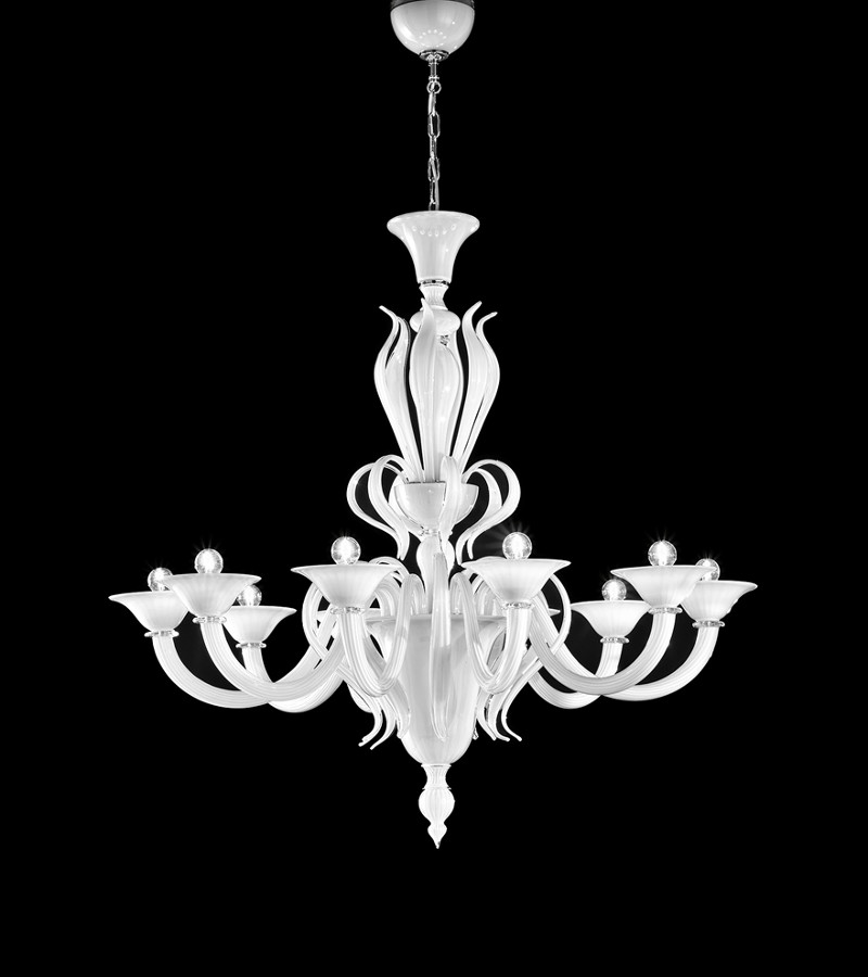 Pastorali Color 10 luci - DECORO BIANCO LATTE