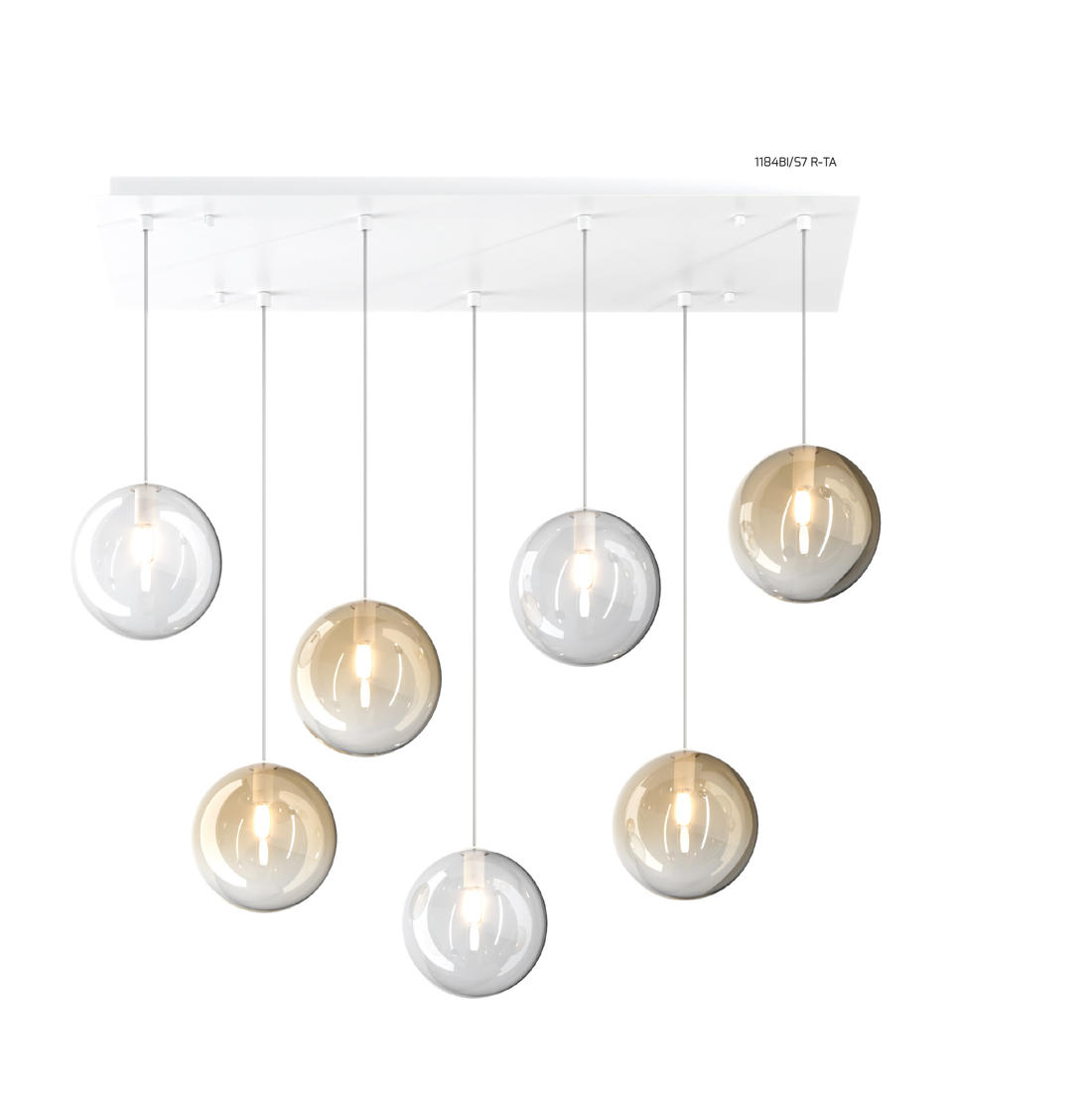 ECLISSE - BASE RETTANGOLARE - COLOR BIANCO ECLISSE - BASE RETTANGOLARE