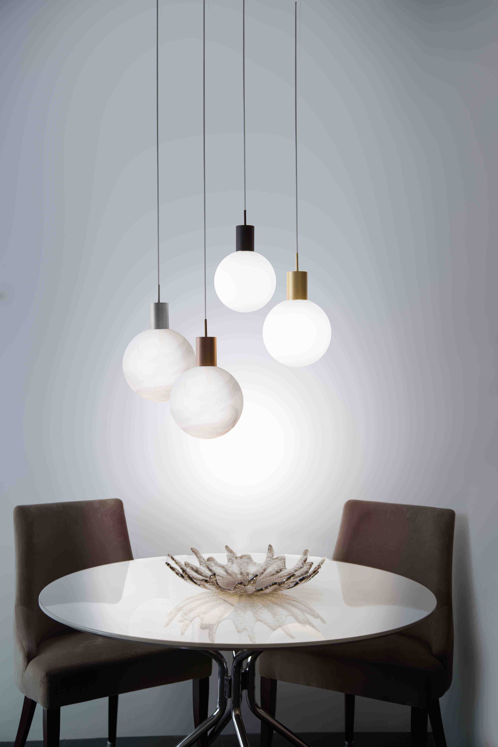 CANOVA - SOSPENSIONI CON VETRO ARTIGIANALE VENEZIANO