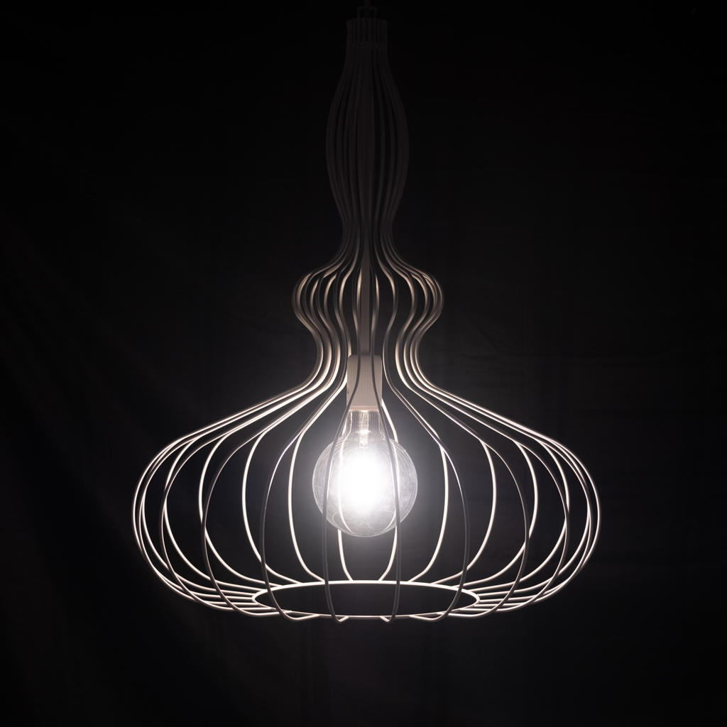 ISOBEL- SOSPENSIONE STILE CLASSICO E COUNTRY - METALLO COLOR BIANCO O RAME