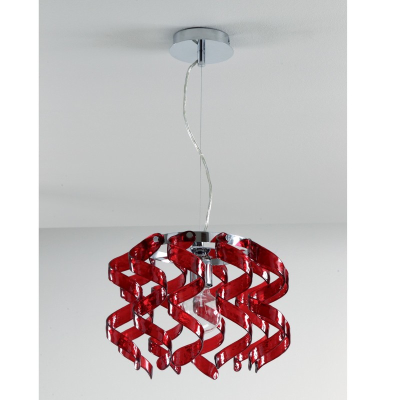 Marilyn Sospensione Rossa 1 Luce