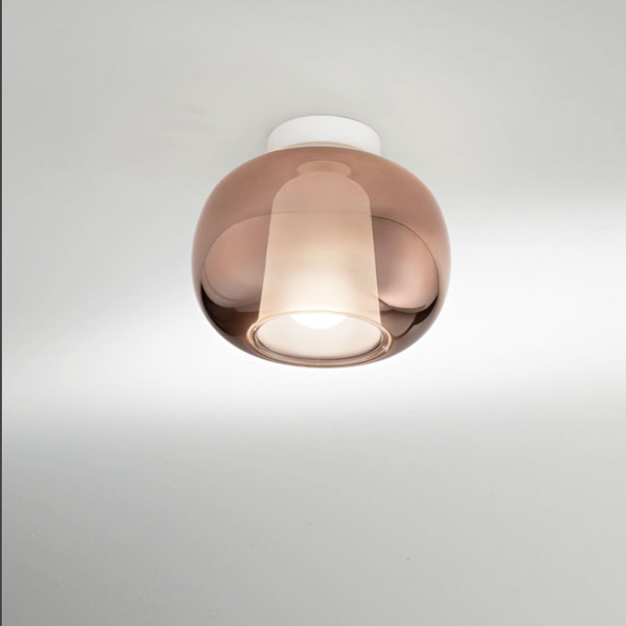 RAI - PLAFONIERA DA SOFFITTO - DIFFUSORI IN VETRO BOROSILICATO