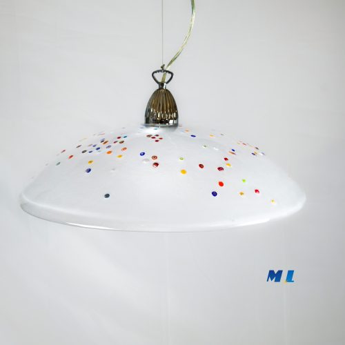 MIRIAMO -SOSPENSIONE CON VETRO SOFFIATO CON MURRINE