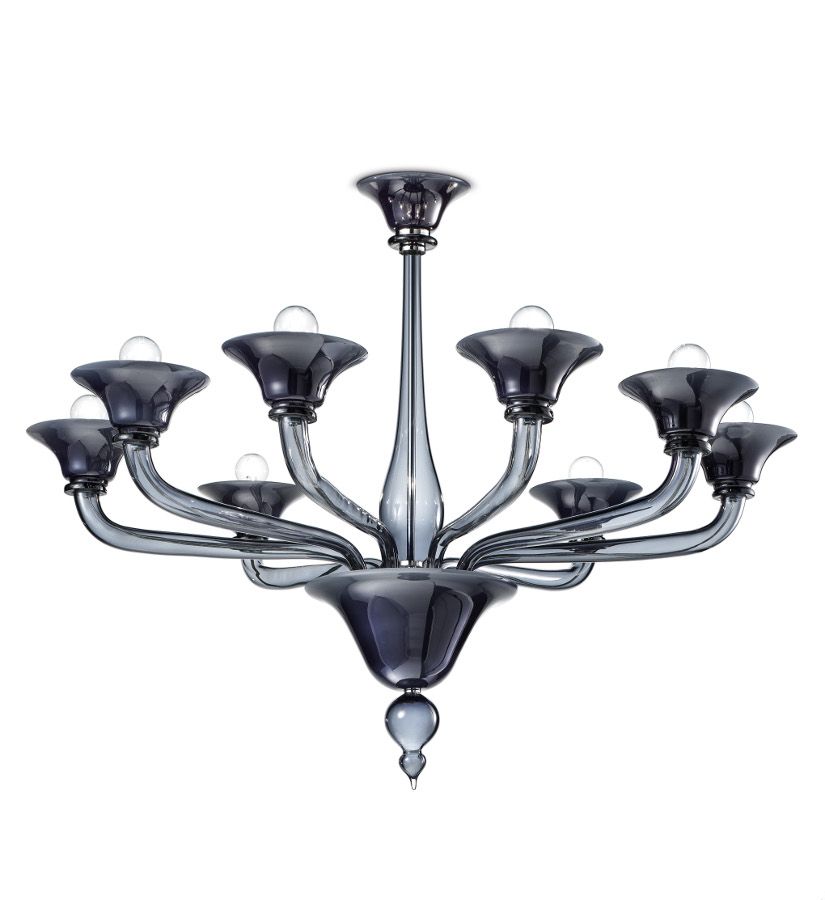 Casanova 8 Luci - Biancolatte Grigio