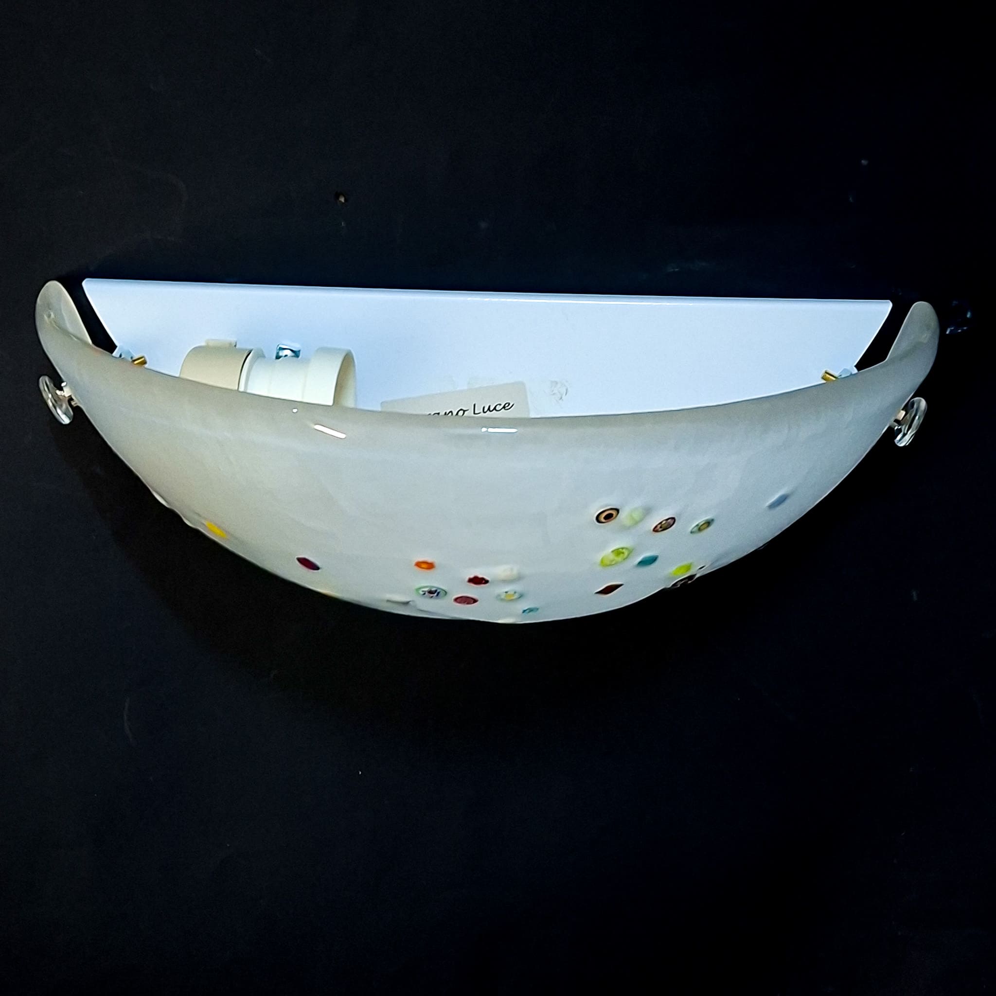 MIRIAM APPLIQUE - VETRO CON MURRINE - 1xE27