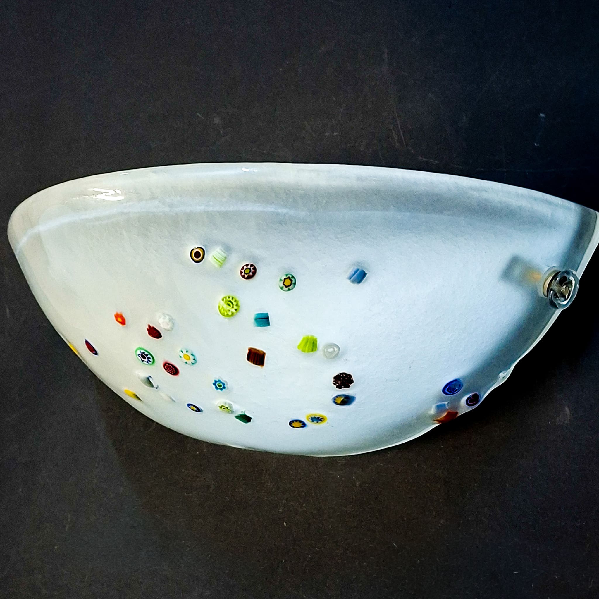 MIRIAM APPLIQUE - VETRO CON MURRINE - 1xE27