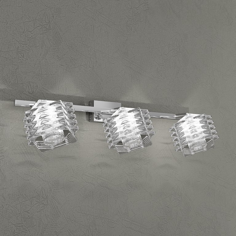 RUBIK FARETTO 3 LUCI - DIFFUSORE IN CRISTALLO