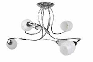 Moda' plafoniera da soffitto 6 luci - colors