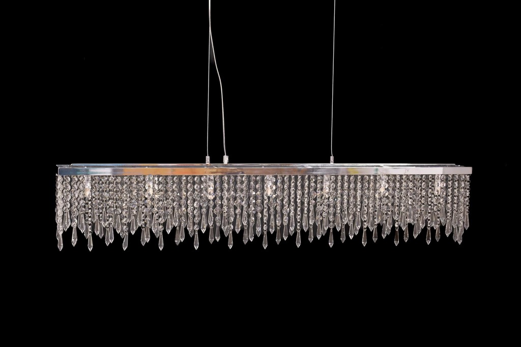 PLAZA - SOSPENSIONE IN CRISTALLO CON ATTACCO LAMPADA G9