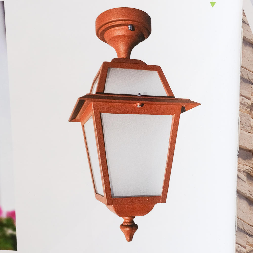 ANDROMEDA corten - plafoniera color ruggine