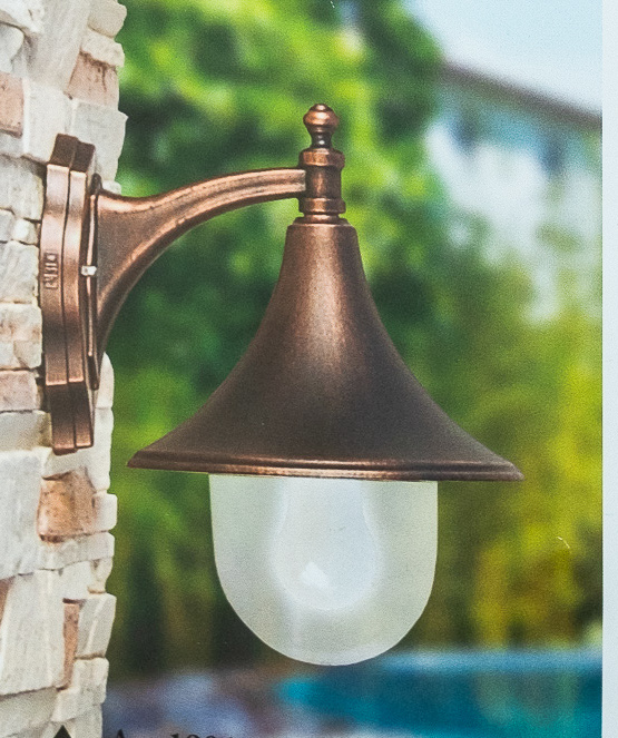 DIONE - APPLIQUE NERO RAME braccio B10