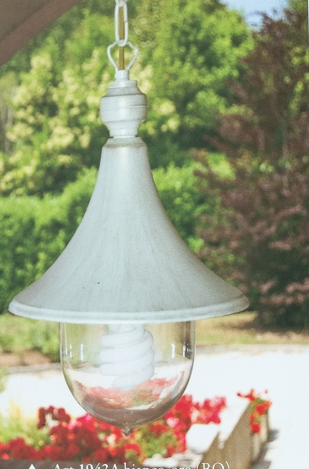 DIONE - PLAFONIERA CORTA - BIANCO ORO - 1xE27