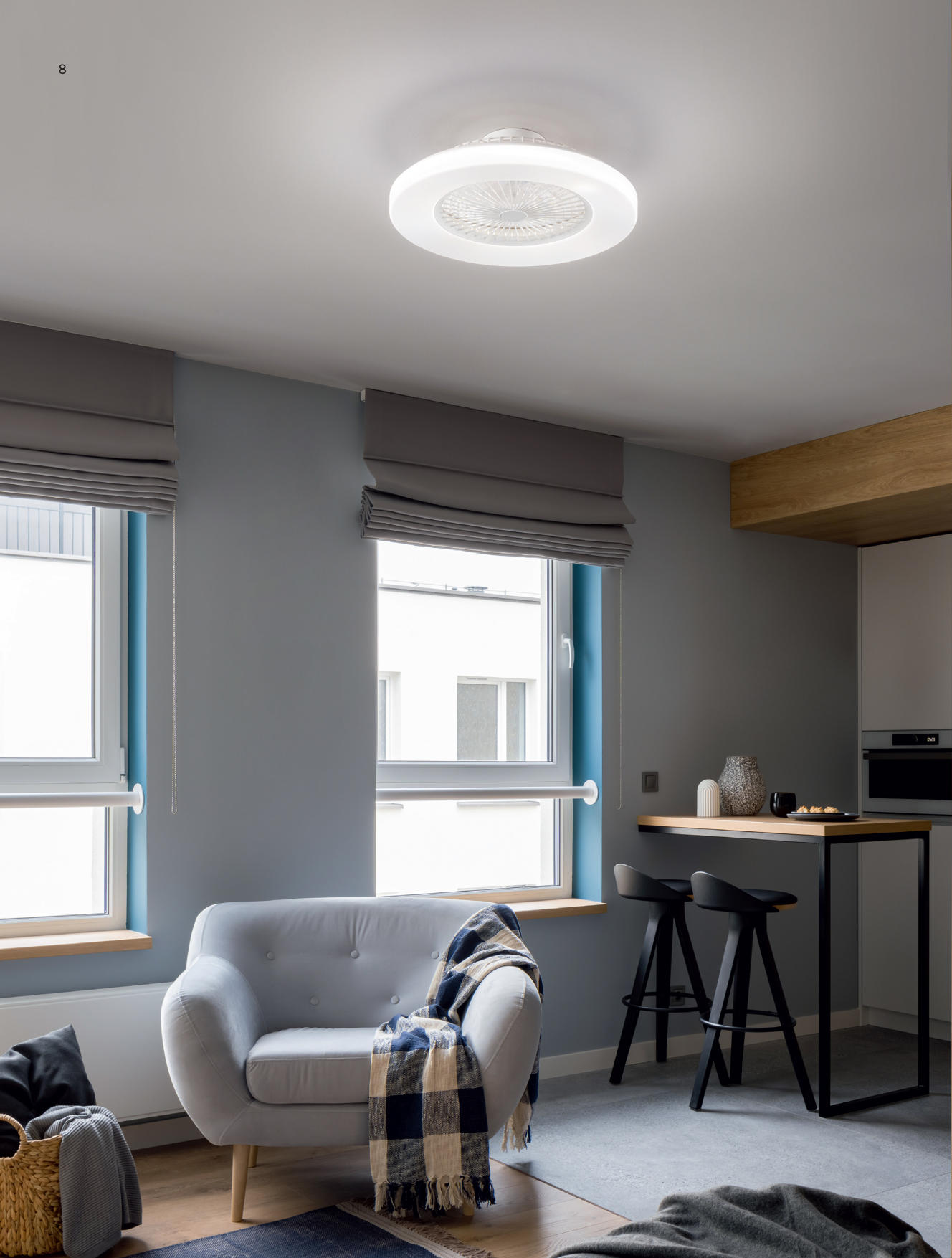 RING - VENTILATORE A PLAFONIERA - TELECOMANDO INCLUSO