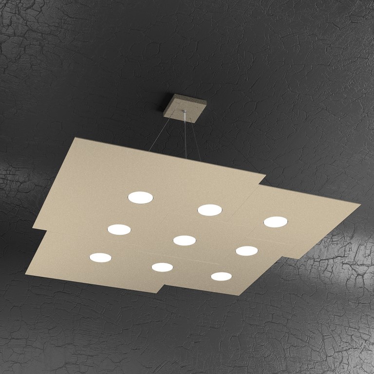 TETRIS SOSPENSIONE 9 LUCI SABBIA