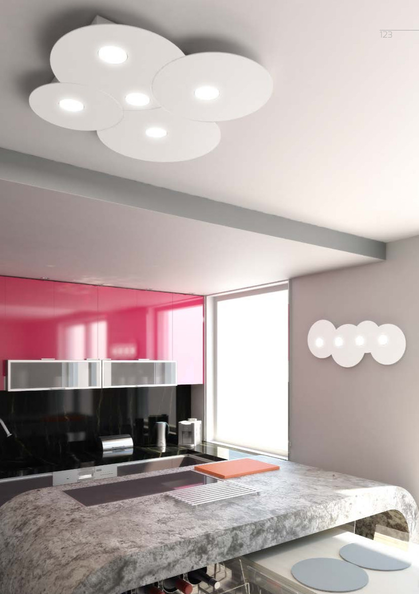 NUVOLA - PLAFONIERA MODERNISSIMA A LED