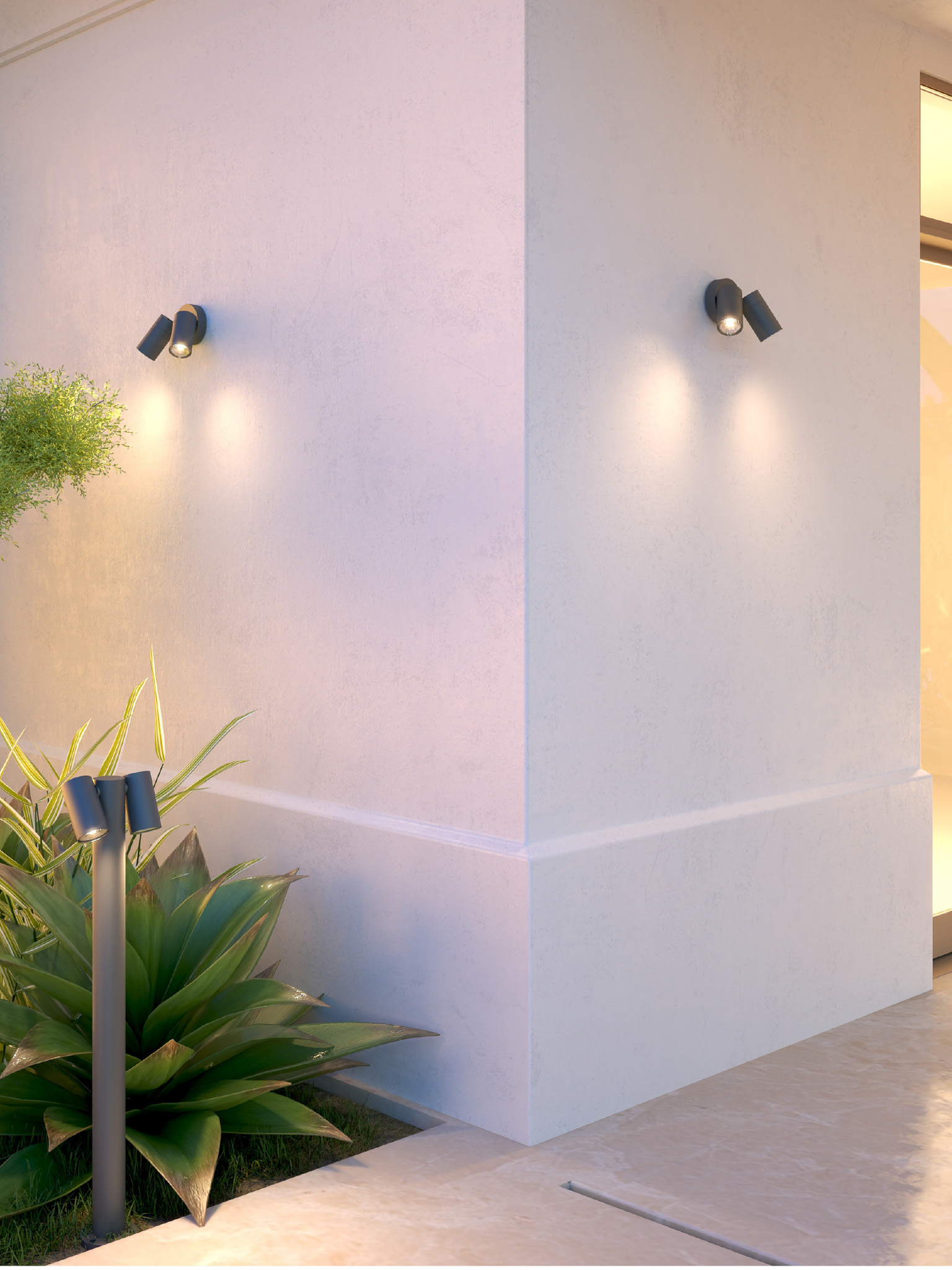 OSLO - FARETTO ORIENTABILE SINGOLO O DOPPIO - LAMPADINE GU10 LED SOSTITUIBILI
