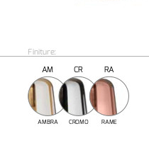 SHADED - SOSPENSIONE COLORATA - AMBRA- CROMO- RAME