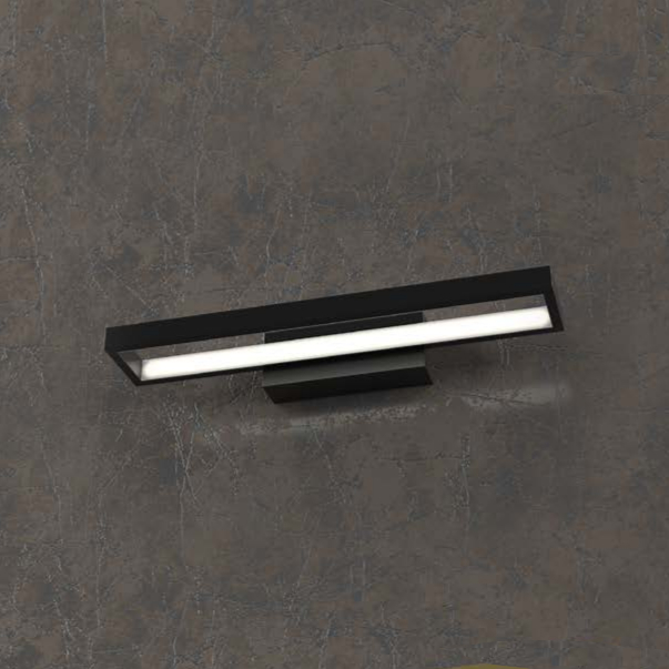 THUNDER APPLIQUE - LED INTEGRATO - NERO