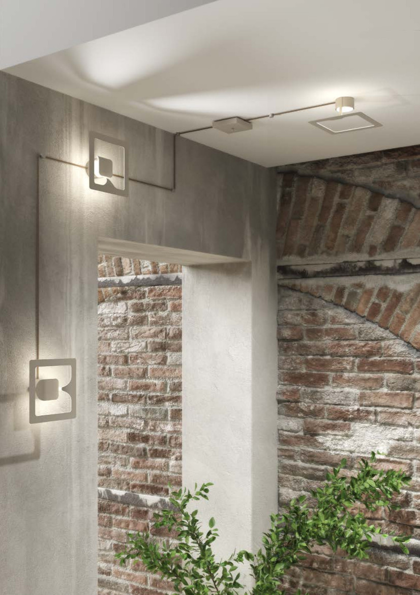 GASOLINE - SISTEMA MODULABILE CON LAMPADE A LED GX53 - BIANCO