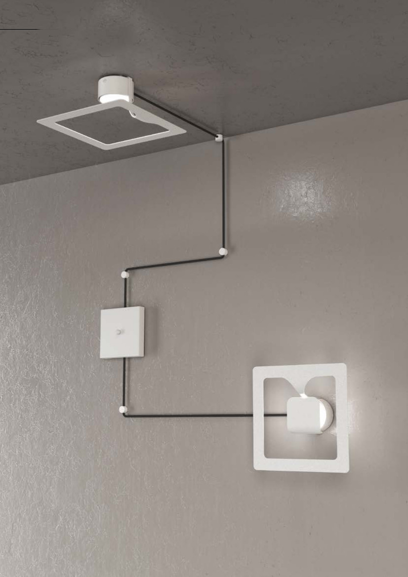 GASOLINE - SISTEMA MODULABILE CON LAMPADE A LED GX53