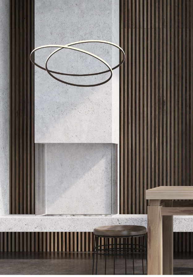 GLAM - ROUND 100cm - COLOR NERO CAFFE'