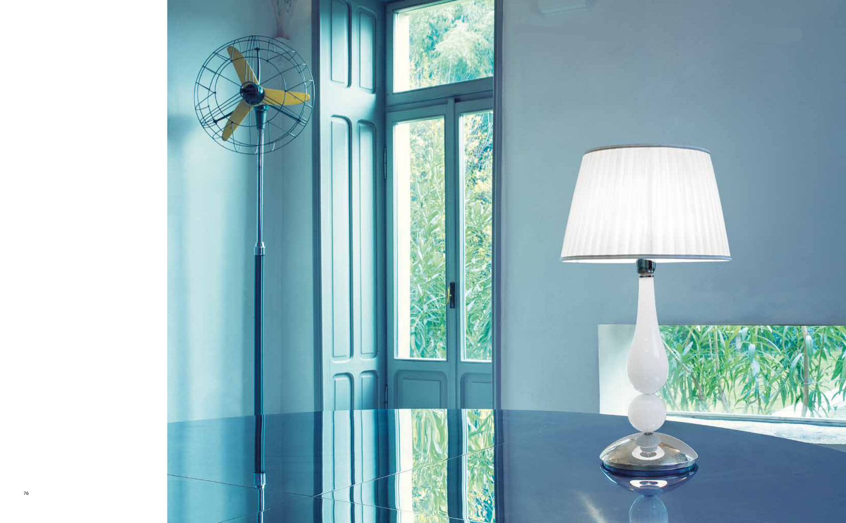 Borbone Bianco Cristallo - Lampada Grande