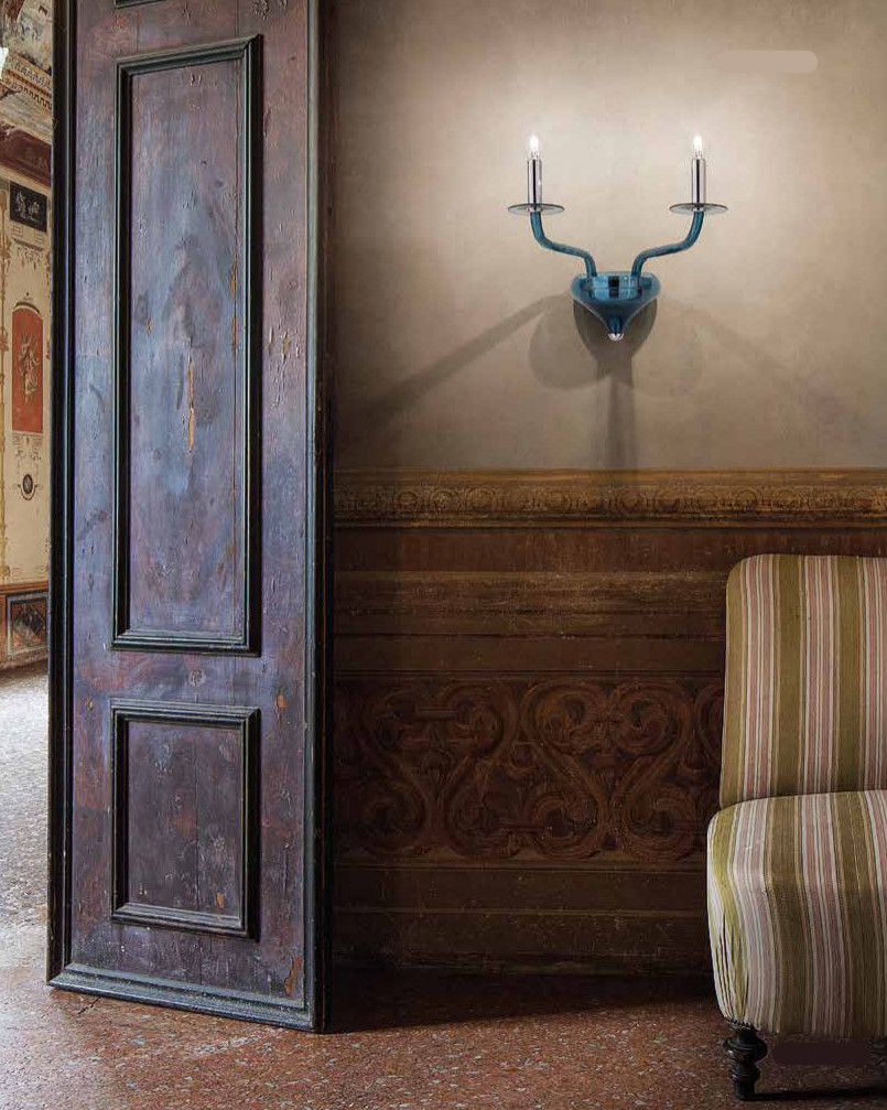 SAHARA no paralume - DECORO DENIM - APPLIQUE 2 LUCI