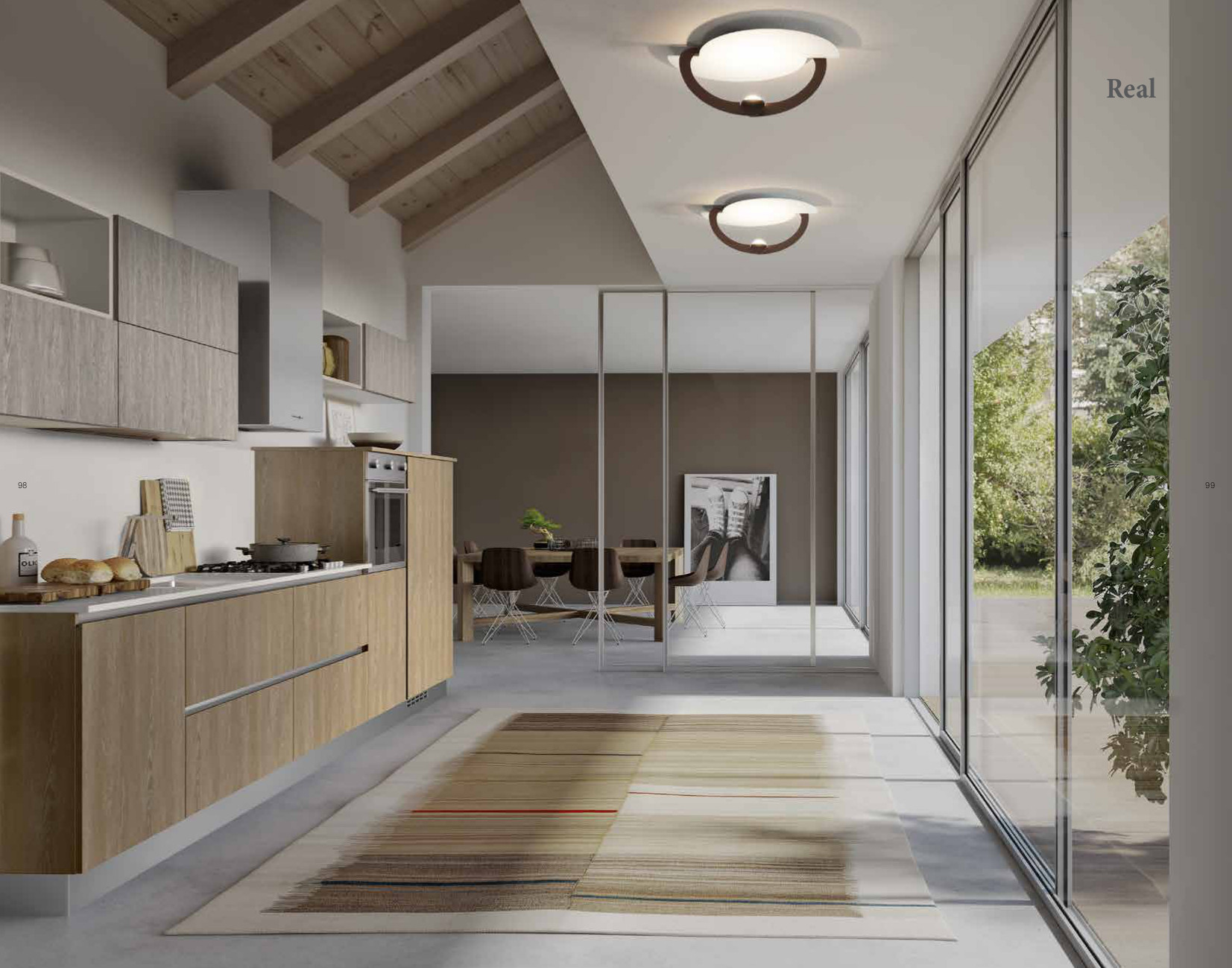 Real- Plafoniera Led Integrat