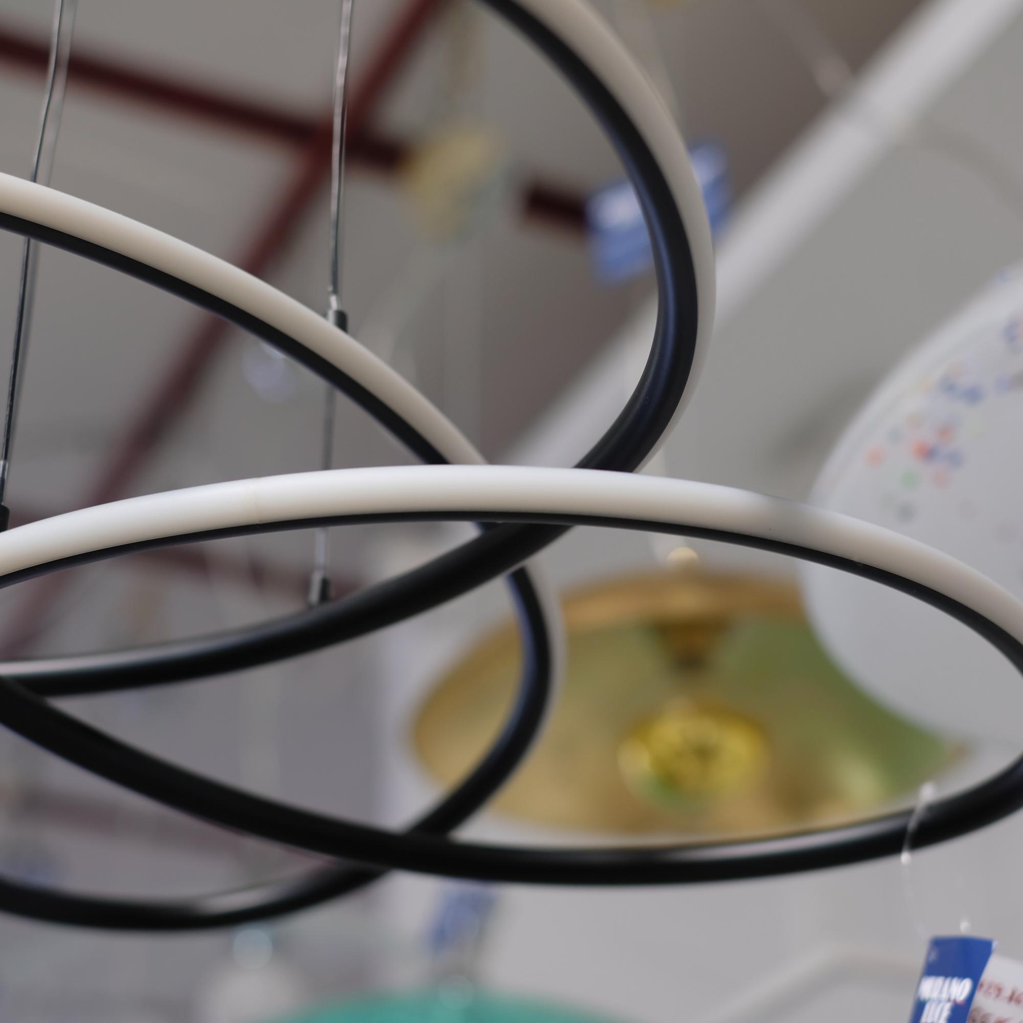 GLOVER - SOSPENSIONE LED NERO OPACO -3000K°