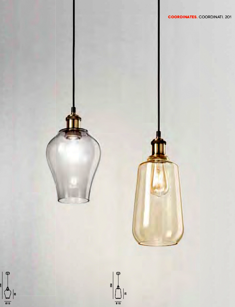 Vintage con glass - Montatura anticata - Vetro ambra fumè cristallo