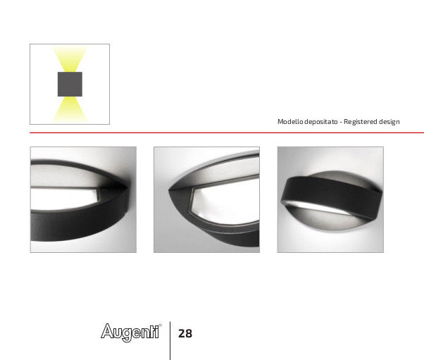 Meridian 2.2 - Nuova generazione - Luce a Led Calda o Bianco - Luce da Esterno