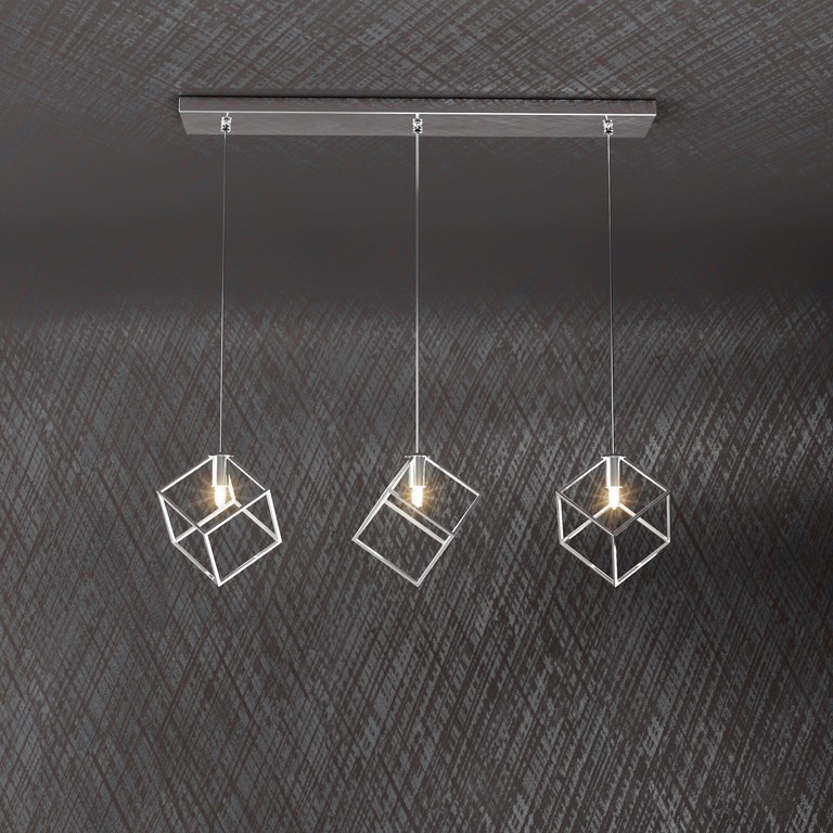 FRAME - SOSPENSIONE A 3 LUCI - 3XG9