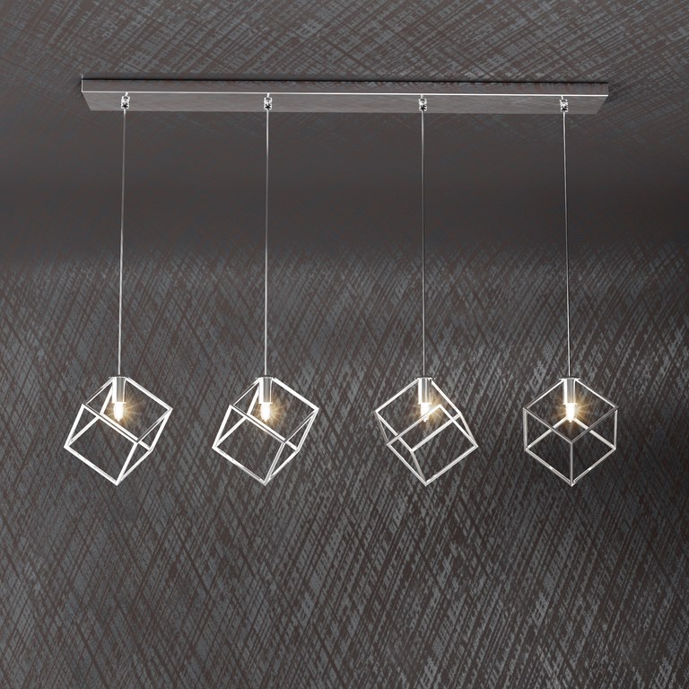 FRAME - SOSPENSIONE A 4 LUCI - 4XG9