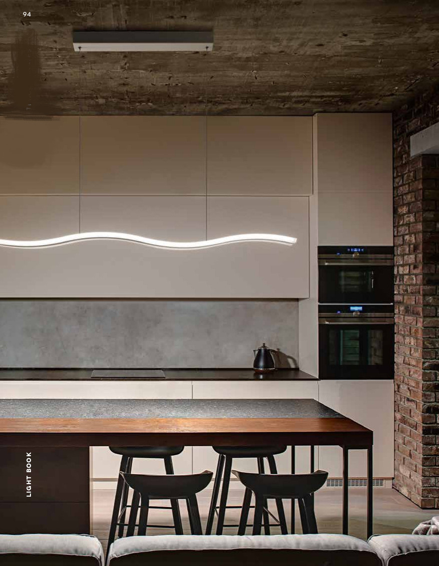 BEND - SOSPENSIONE ONDULATA A LED INTEGRATO - LUCE 3000K° /4000k°