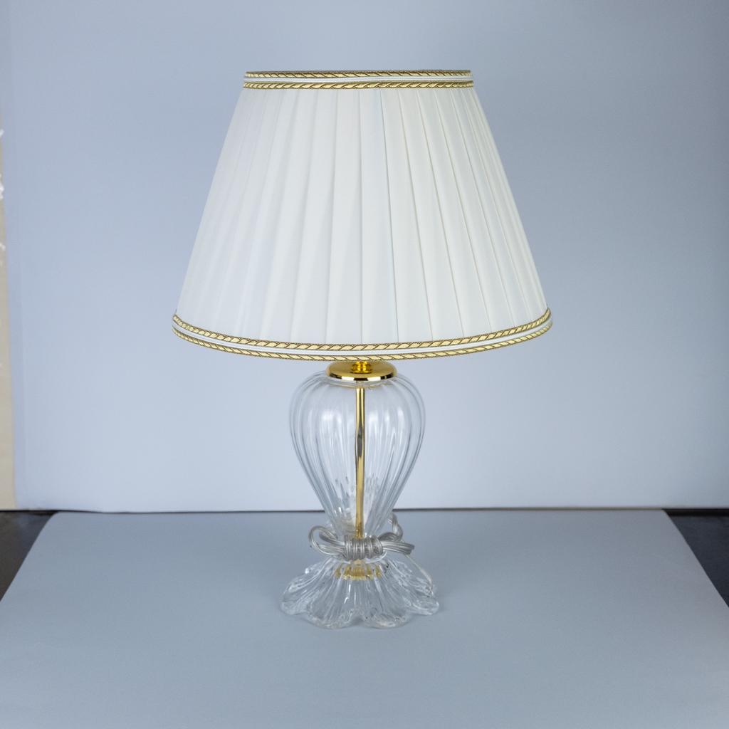 farnese - lumetto in vetro soffiato color cristallo farnese - lumetto in vetro soffiato color cristallo