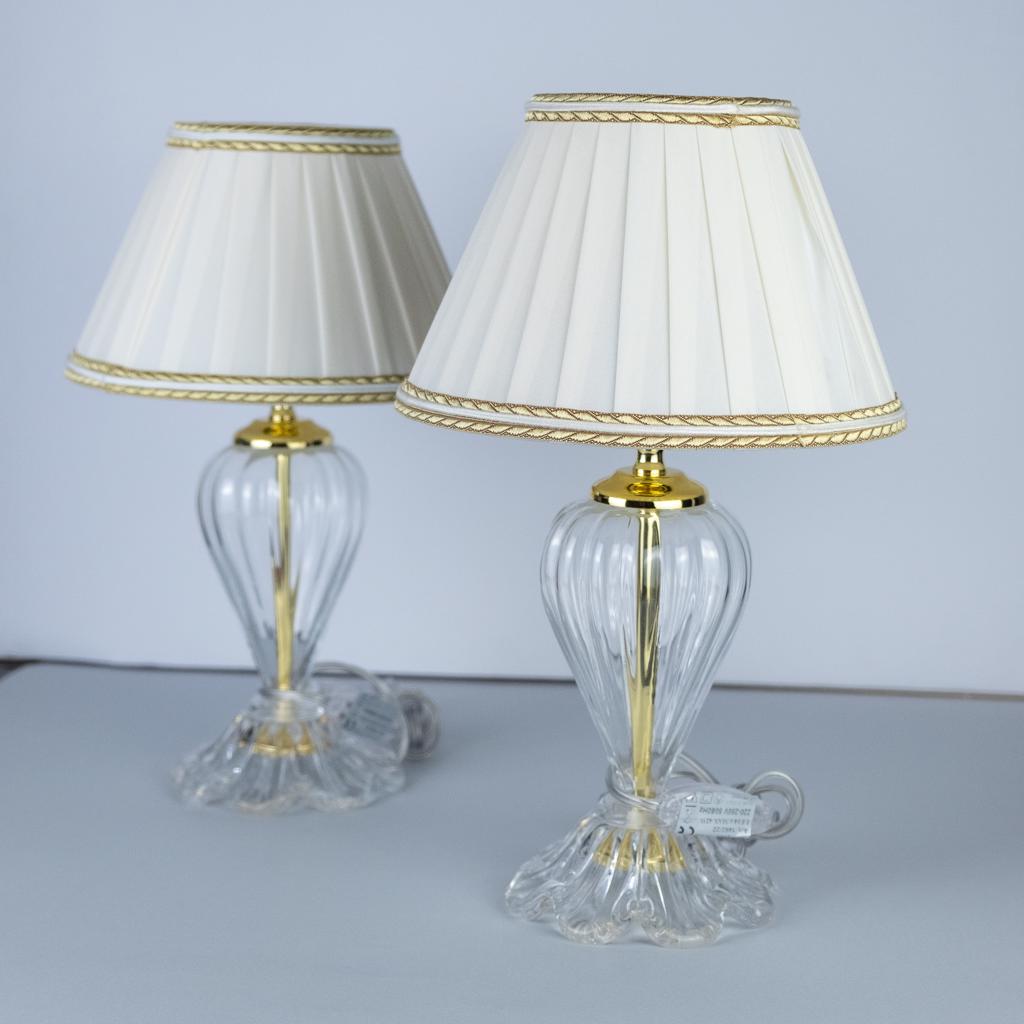 farnese - lumetto in vetro soffiato color cristallo farnese - lumetto in vetro soffiato color cristallo