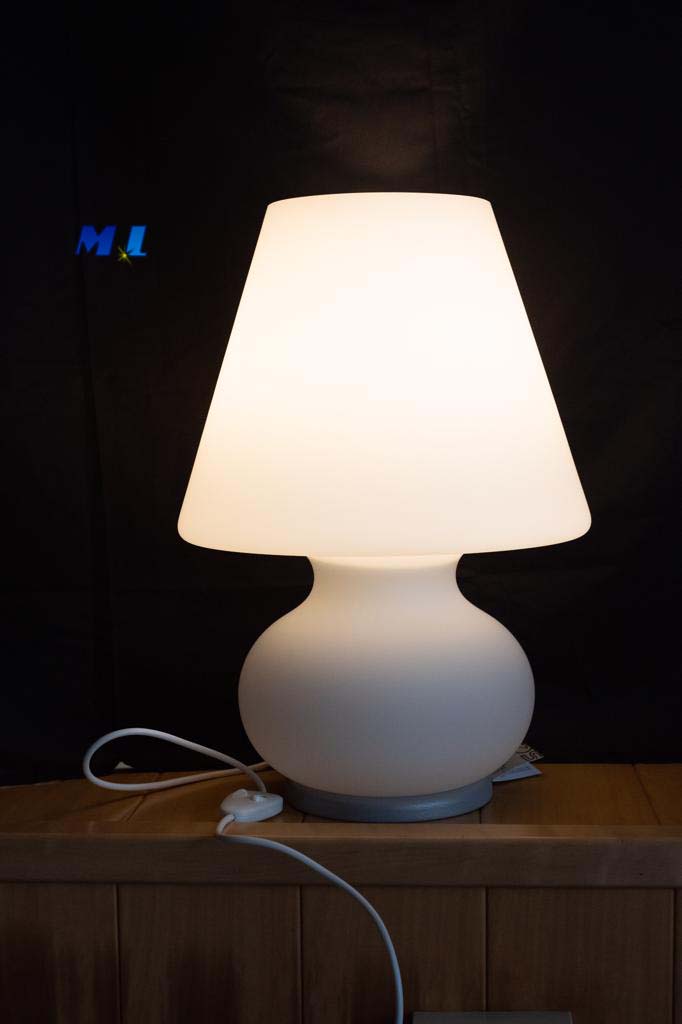 ALICE - LAMPADA MEDIA VETRO BIANCO INCAMICIATO