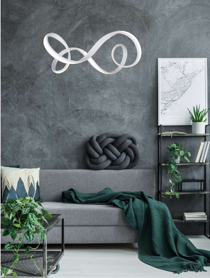 IVAN - LAMPADARIO LED INTEGRATO