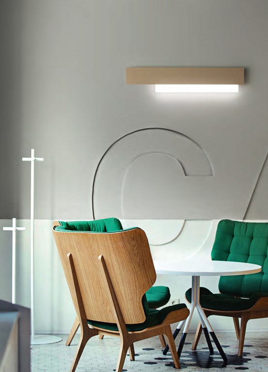 DOHA - APPLIQUE LED INTEGRATO TORTORA