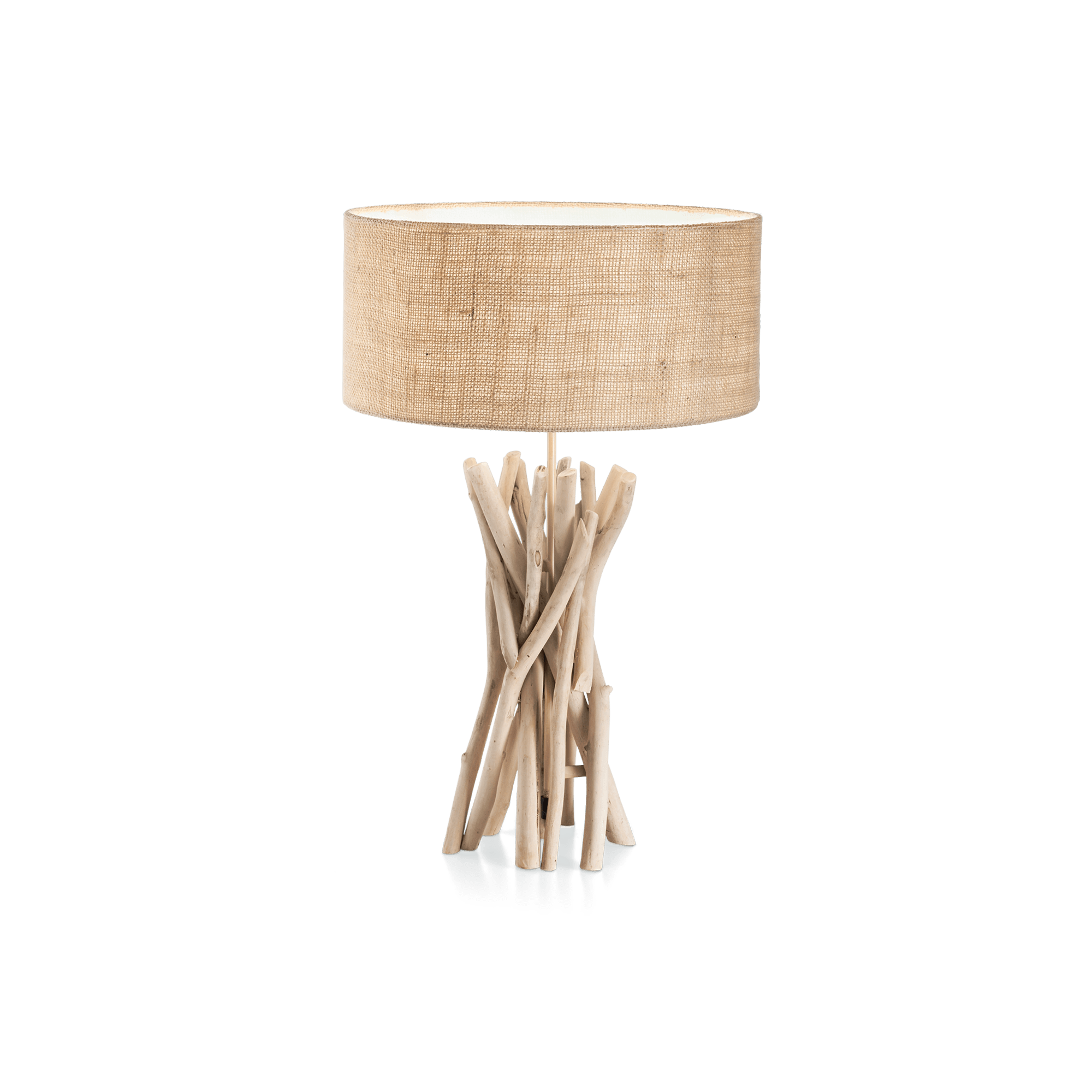 DRIFTWOOD - LAMPADA DA TAVOLO - STRUTTURA IN LEGNO DRIFTWOOD - LAMPADA DA TAVOLO - STRUTTURA IN LEGNO - PARALUME IN PVC