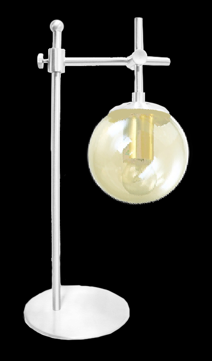 Gioko LUMETTO BIANCO -VETRO AMBRA