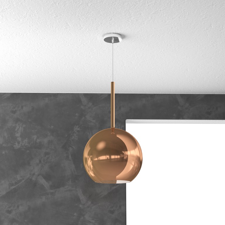 FUTURE LIGHT 1 SOSPENSIONE GRANDE RAME LUCIDO