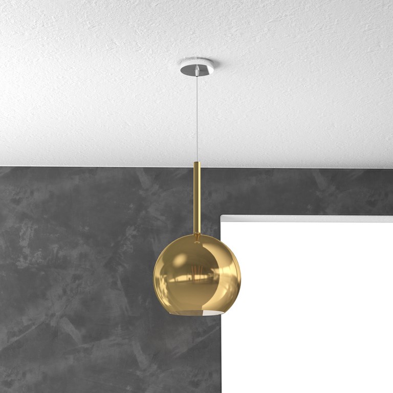 FUTURE LIGHT 1 SOSPENSIONE MEDIO ORO LUCIDO