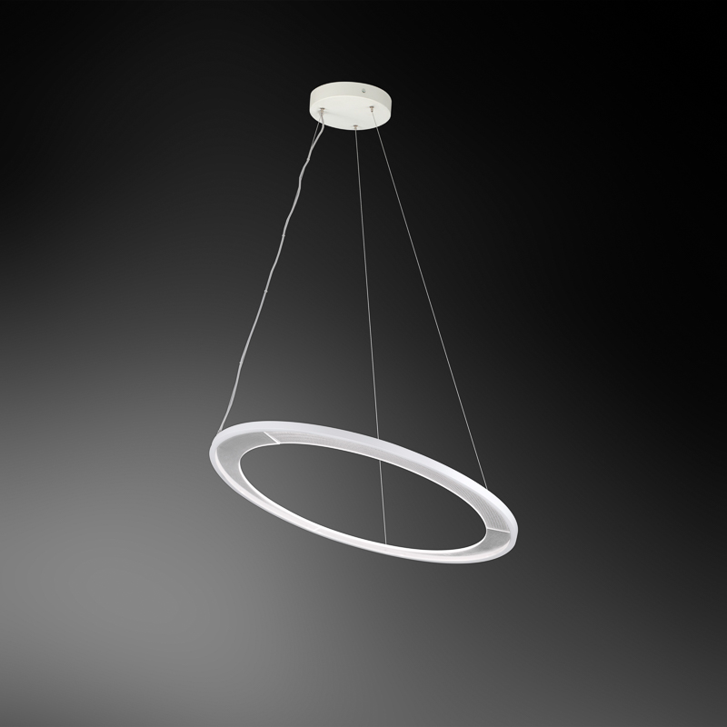 Tour x 1 - Misura Ø60cm - Lampade a led anello circolare - attacco soffitto unico