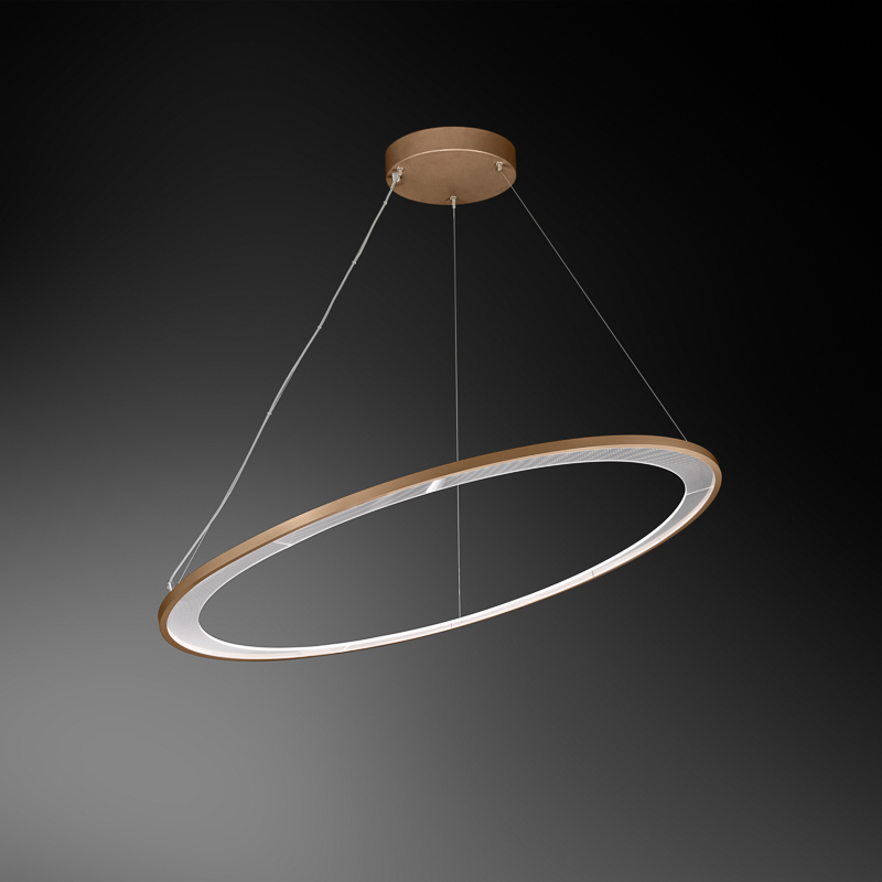 Tour x 1 - Misura Ø80cm - Lampade a led anello circolare - attacco soffitto unico