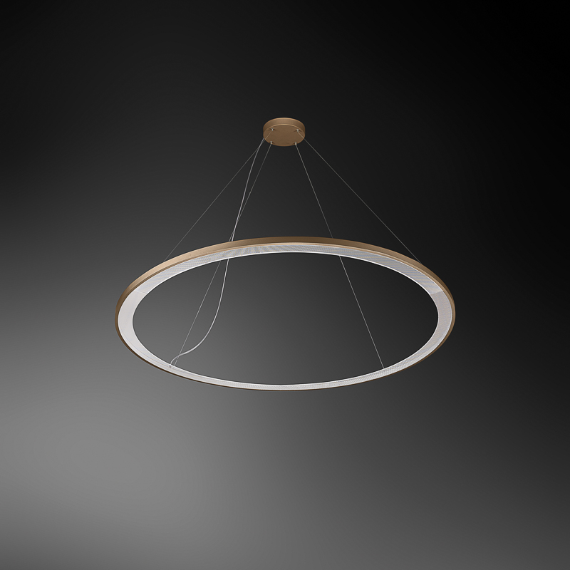 Tour x 1 - Misura Ø80cm - Lampade a led anello circolare - attacco soffitto unico