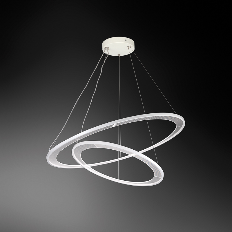 TOUR x 2 - LAMPADE DA SOFFITTO CON LUCE CIRCOLARE A LED -VERS. PICCOLO