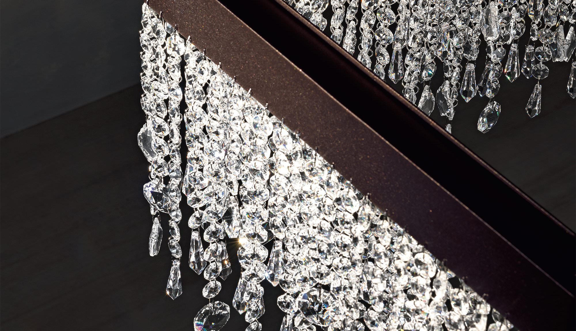 ECLISSE SOSPENSIONE COMBO con cristalli design