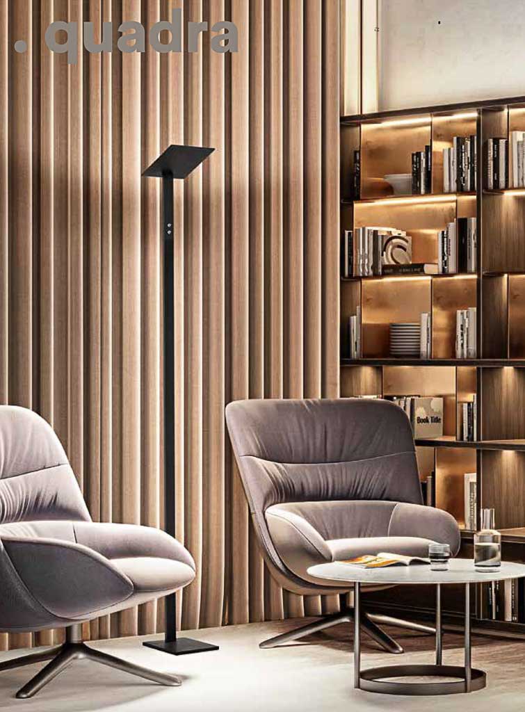 QUADRO - PIANTANA DA TERRA CON RETROILLUMINAZIONE - DIMMERABILE - LED INTEGRATO