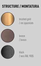 La collezione ECLISSE si presta a soluzioni personalizzabili sia per quanto riguarda la dimensione della struttura che le lunghezza delle calate